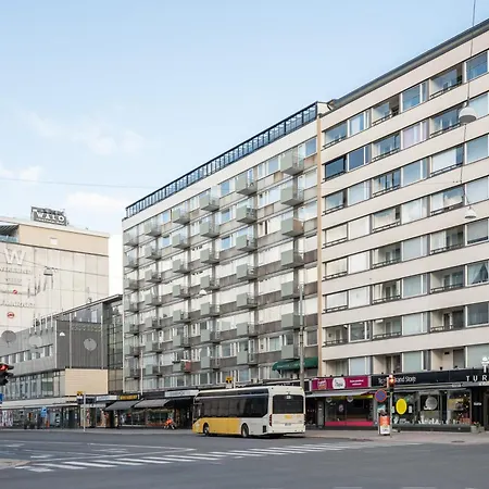 Penthouse Studio In The Heart Of Downtown Turku! Lägenhet *